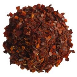 Paprika sladká červená uzená vločky 2-3mm